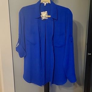 Royal blue blouse from Express size Large